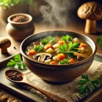 Harness the Ancient Power of Chaga: A Medicinal Mushroom Soup Recipe for Optimal Health